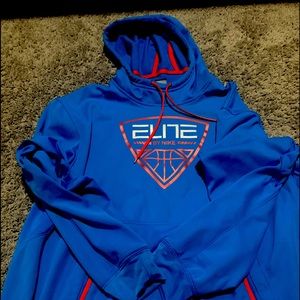 XL Blue Orange Nike Hoodie